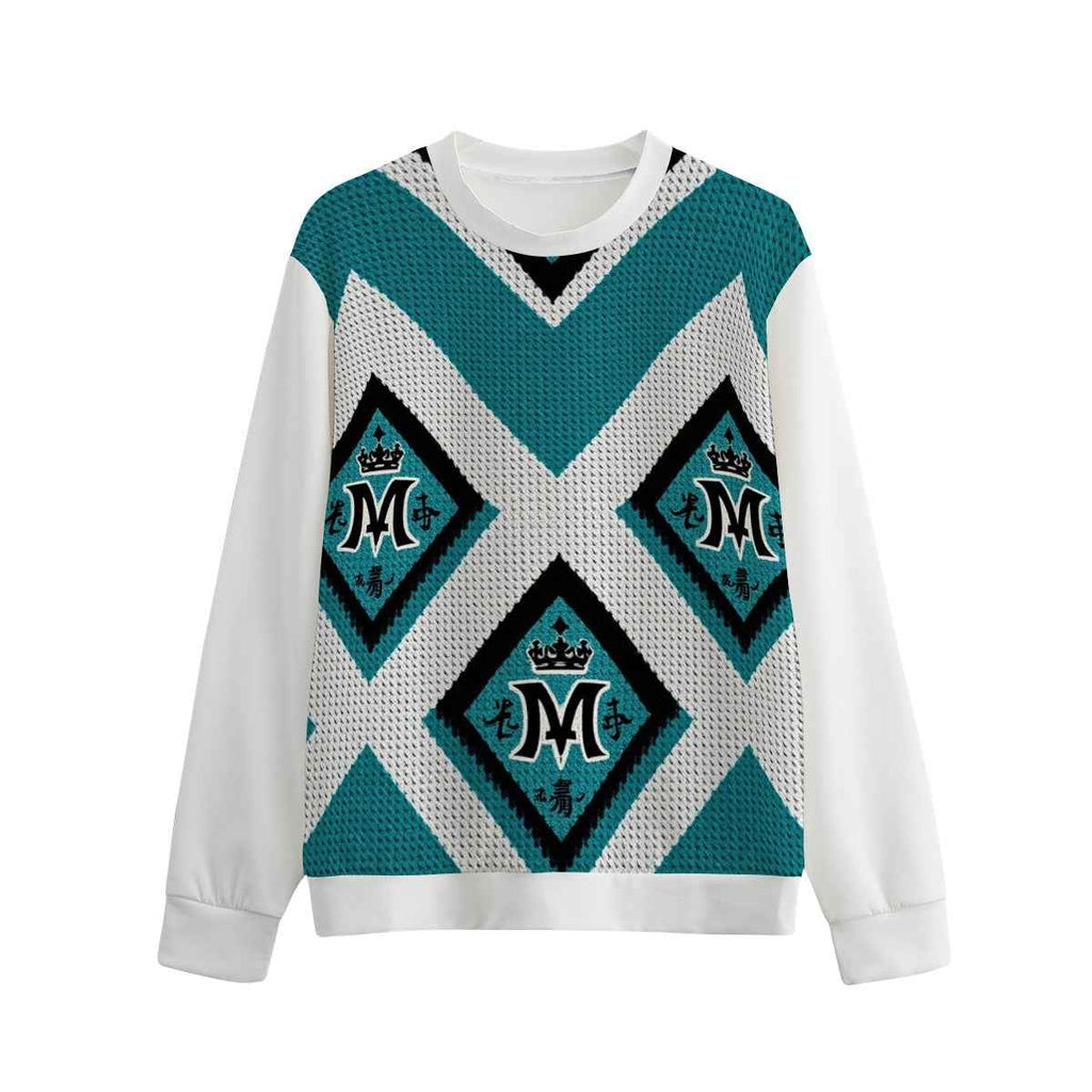 MUNSIEUR All-Over Print Hoodie for Men Heavy Cotton