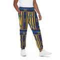 Blue 310GSM All-Over Print Joggers – Heavy Cotton | MUNSIEUR