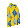 MUNSIEUR All-Over Print Men's Coat with Zipper Windbreaker