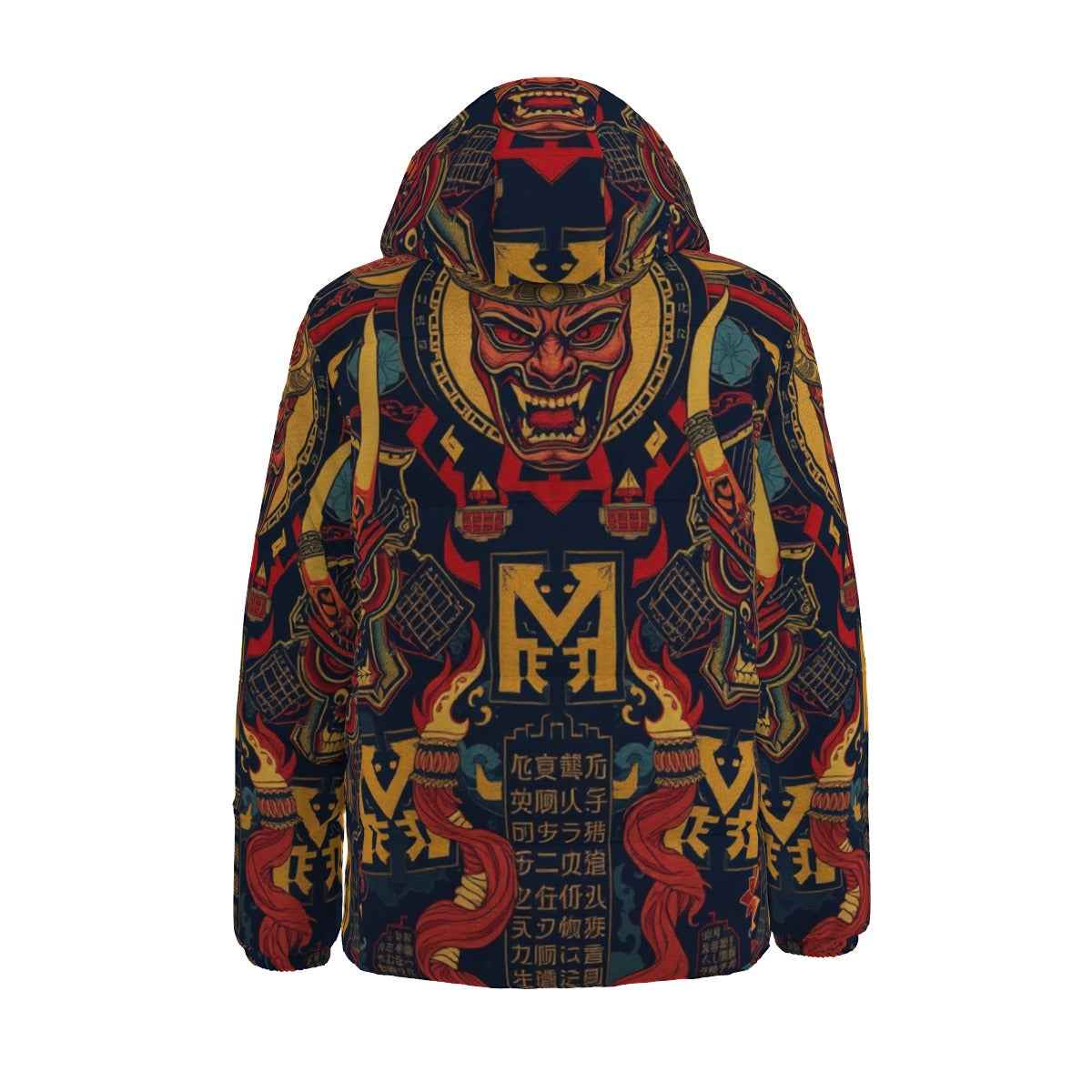 MUNSIEUR All-Over Print Men's Down Coat