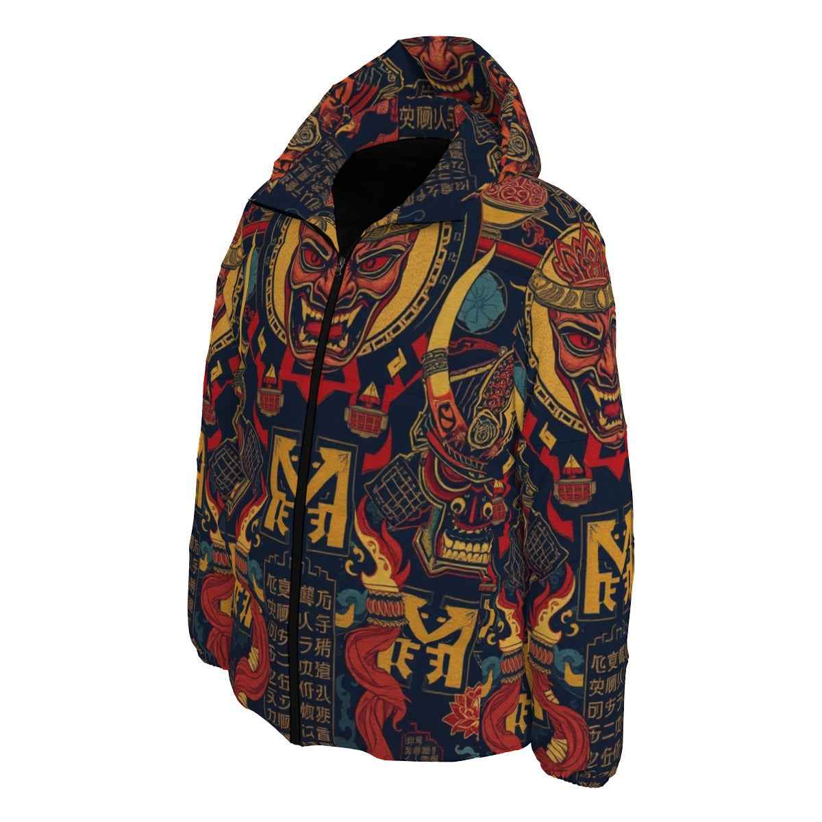 MUNSIEUR All-Over Print Men's Down Coat