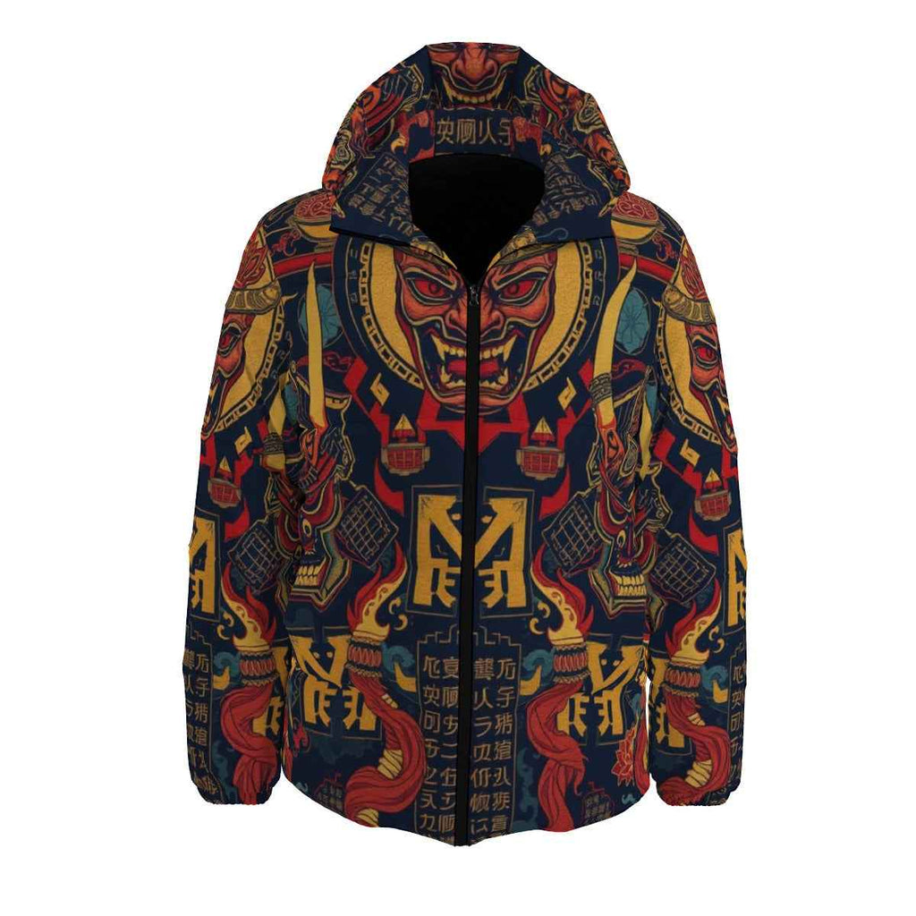 MUNSIEUR All-Over Print Men's Down Coat
