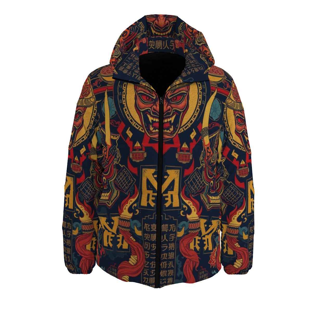 MUNSIEUR All-Over Print Men's Down Coat