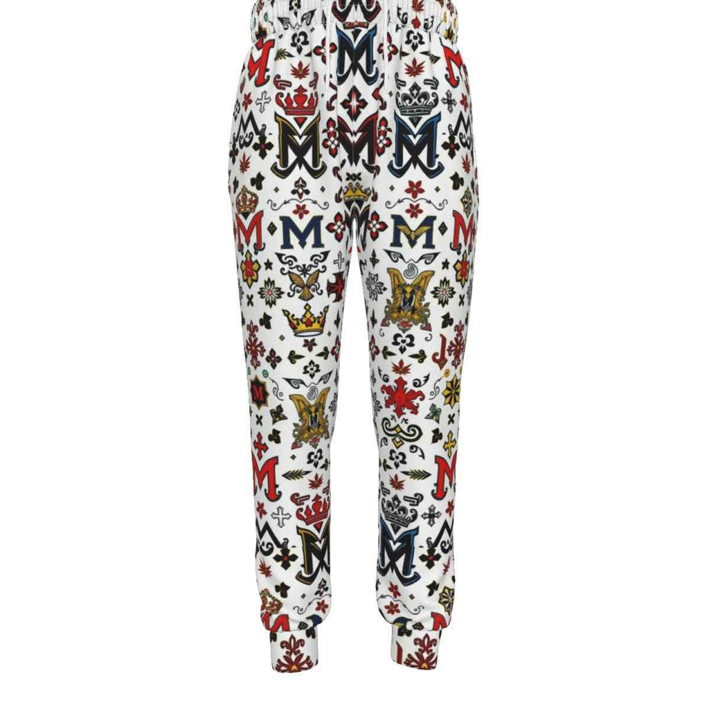 Men's Trendy Joggers - All-Over Print for Casual Wear Mardi Gras Collection