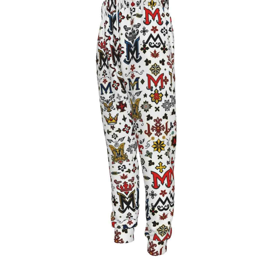 Men's Trendy Joggers - All-Over Print for Casual Wear Mardi Gras Collection