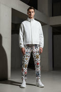 Men's Trendy Joggers - All-Over Print for Casual Wear Mardi Gras Collection