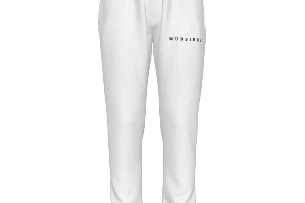 MUNSIEUR Men's Joggers with Black String -
