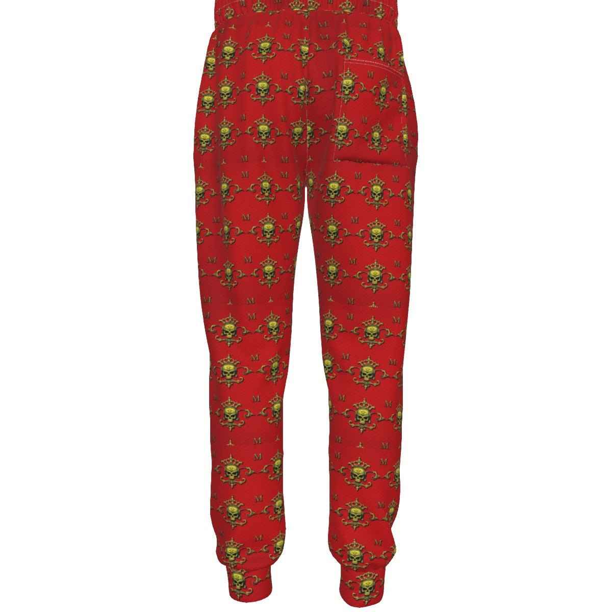 Men's All-Over Print Joggers with Black String - Stylish