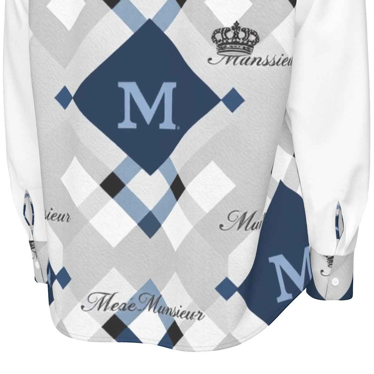 MUNSIEUR All-Over Print Men's Long Sleeve Tee