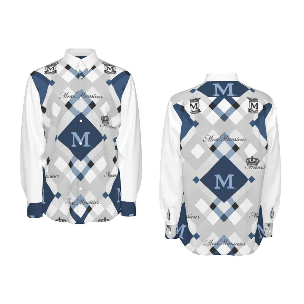 MUNSIEUR All-Over Print Men's Long Sleeve Tee