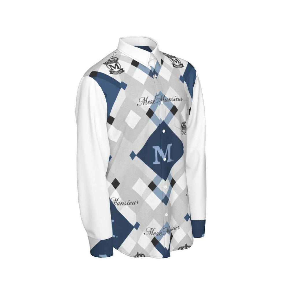 MUNSIEUR All-Over Print Men's Long Sleeve Tee