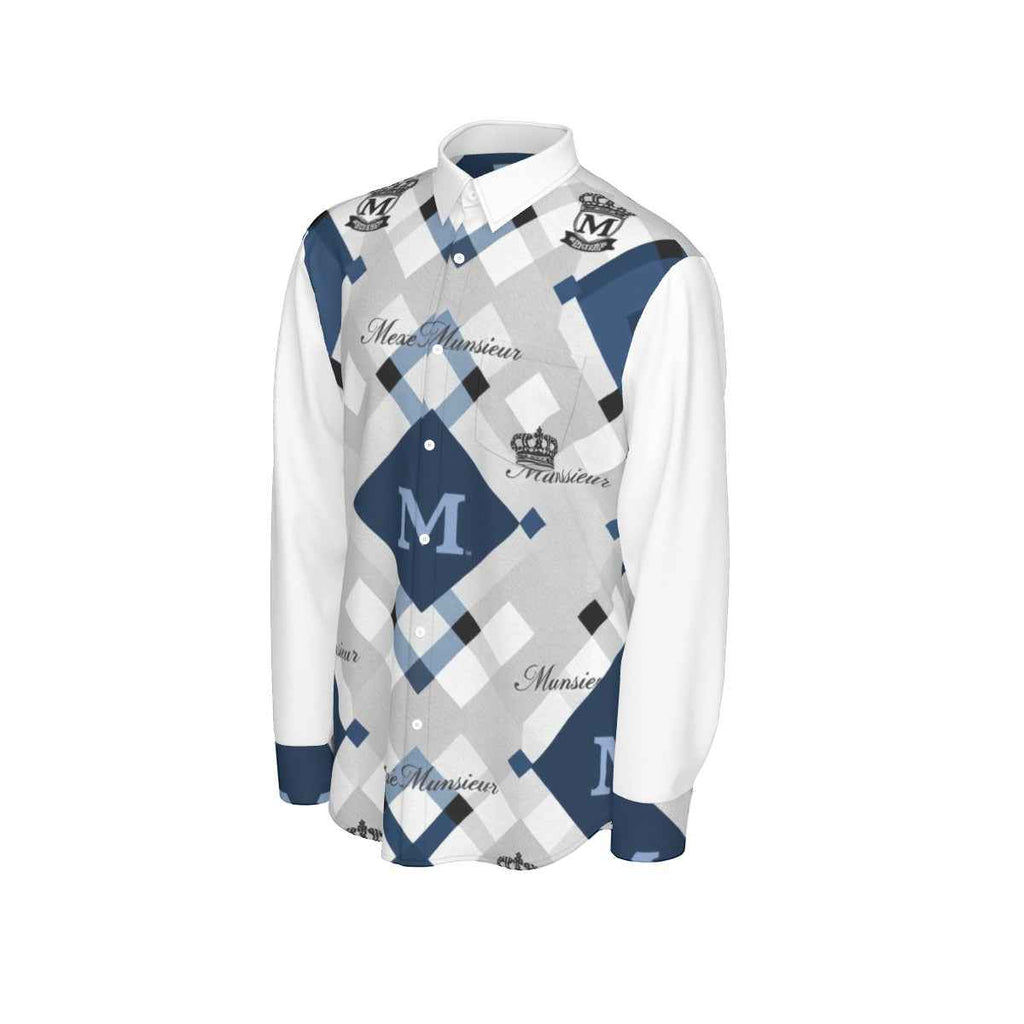 MUNSIEUR All-Over Print Men's Long Sleeve Tee