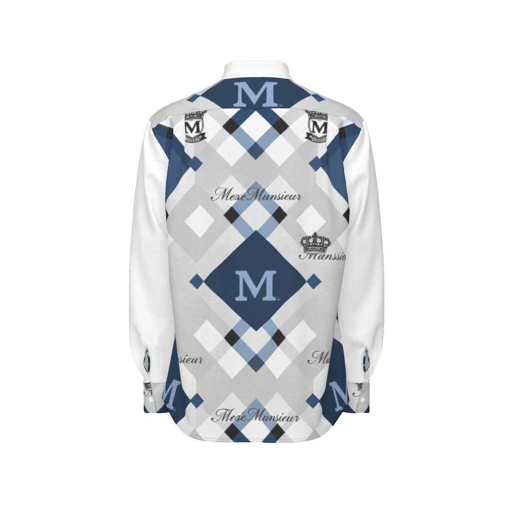 MUNSIEUR All-Over Print Men's Long Sleeve Tee