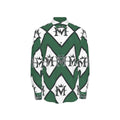 MUNSIEUR All-Over Print Men's Long Sleeve Tee Cotton