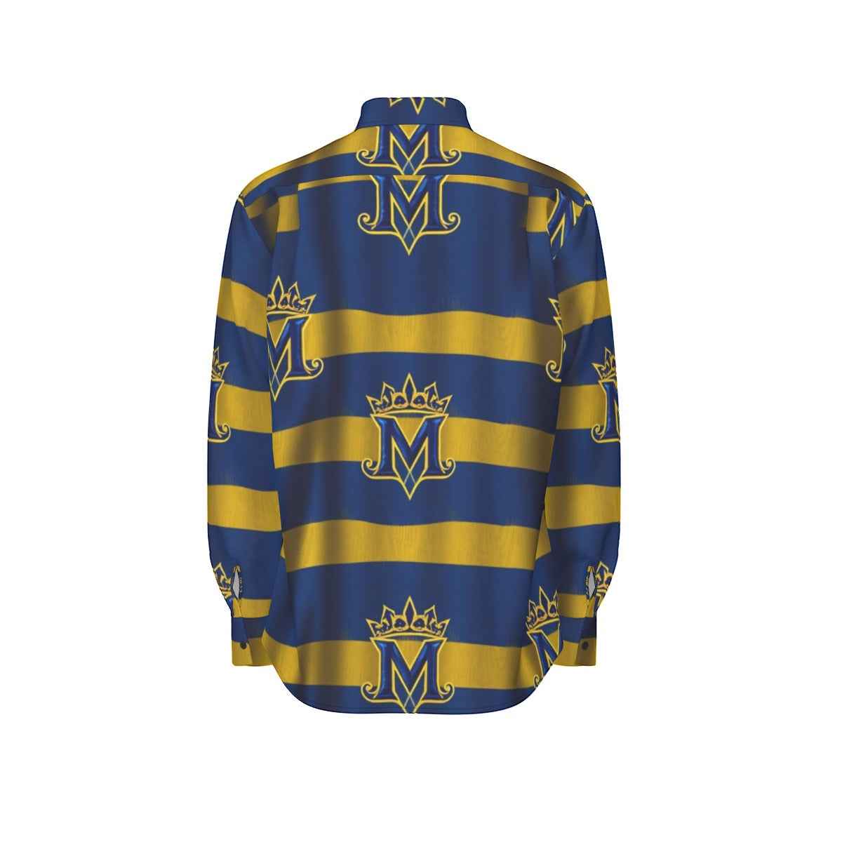 MUNSIEUR All-Over Print Men's Long Sleeve Tee Cotton