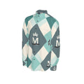 MUNSIEUR All-Over Print Men's Long Sleeve Tee Cotton