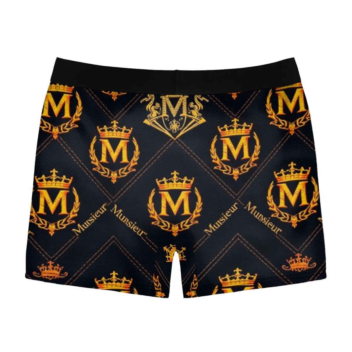 MUNSIEUR All-Over Print Men's Stretch Boxer Briefs New Arrivals