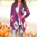 MUNSIEUR All-Over Print Women's Cardigan With Long Sleeve Sweater