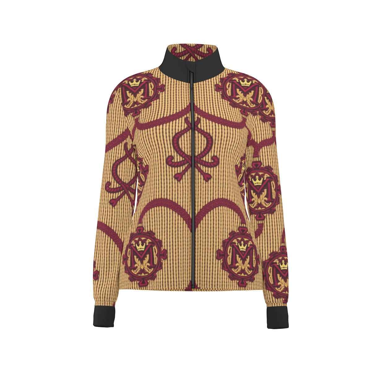 MUNSIEUR All-Over Print Women's Long Sleeve Thumbhole Jacket