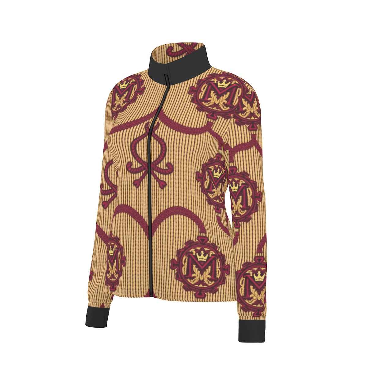 MUNSIEUR All-Over Print Women's Long Sleeve Thumbhole Jacket