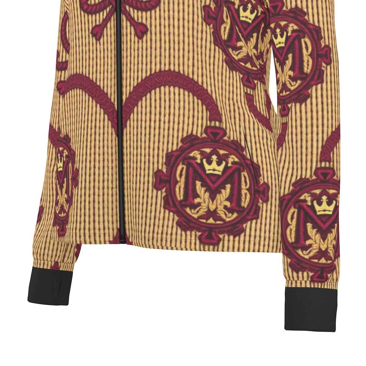 MUNSIEUR All-Over Print Women's Long Sleeve Thumbhole Jacket