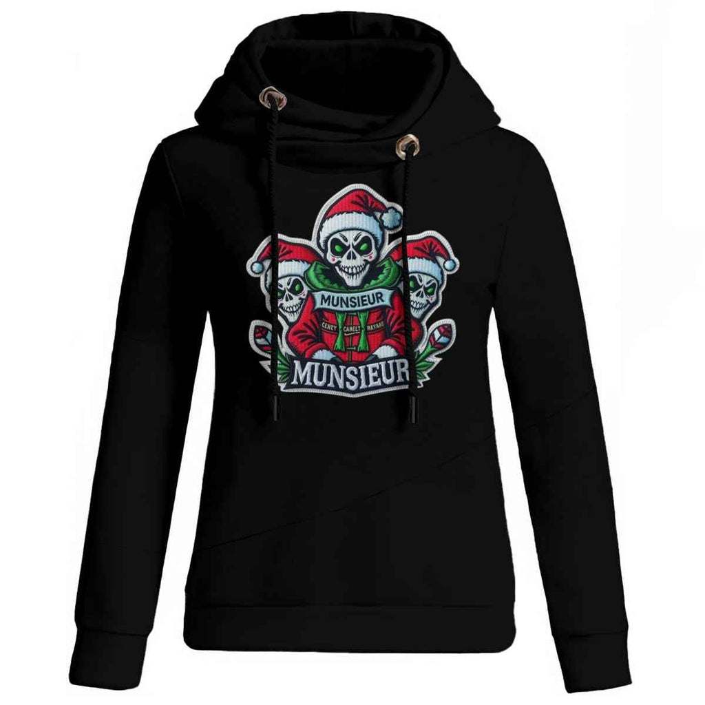 MUNSIEUR All-Over Print Women's Patchwork Sweatshirt Christmas Collection