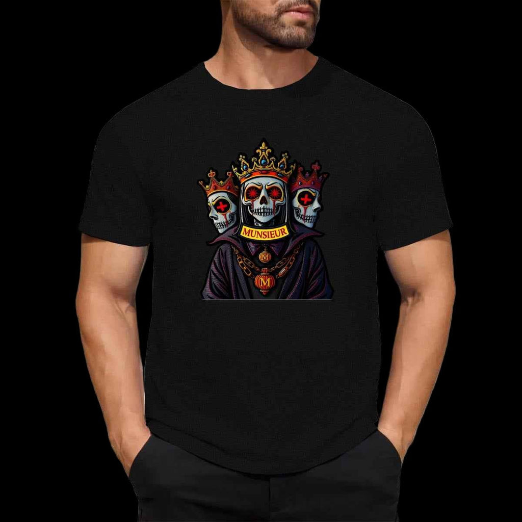 Munsieur Halloween Design Graphic Tee for Men