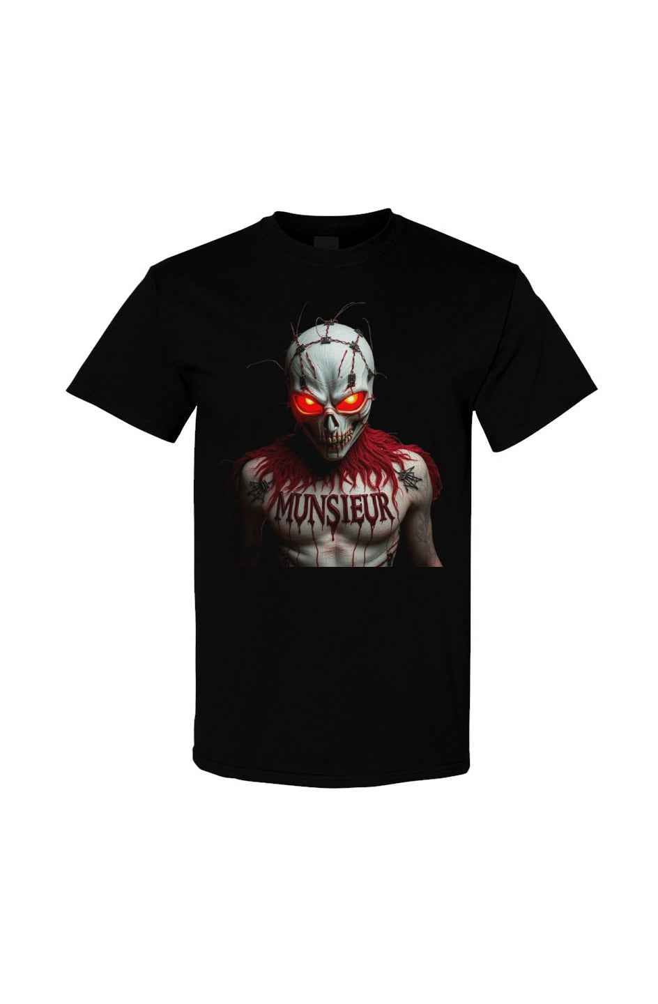 MUNSIEUR Halloween Designer Unisex Tee Gildan Cotton Fiber T-shirt
