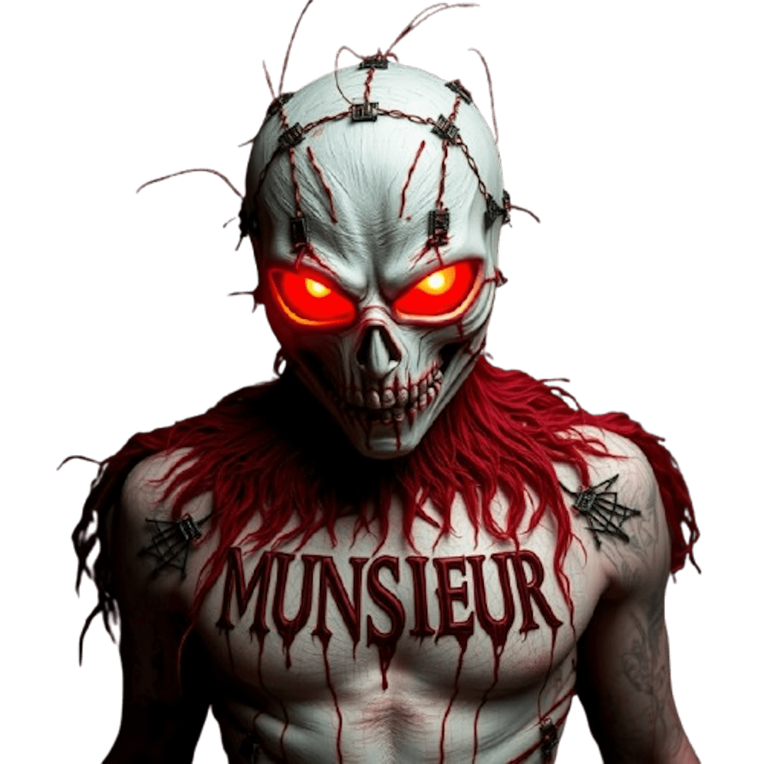 MUNSIEUR Halloween Designer Unisex Tee Gildan Cotton Fiber T-shirt