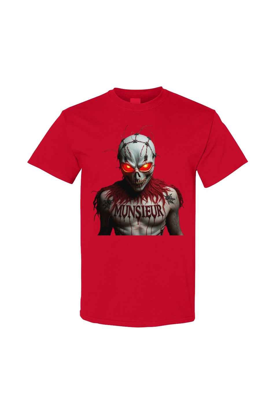 MUNSIEUR Halloween Designer Unisex Tee Gildan Cotton Fiber T-shirt