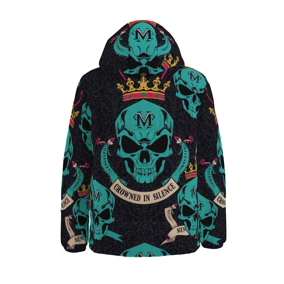 MUNSIEUR Men's All-Over Print  Down Coat