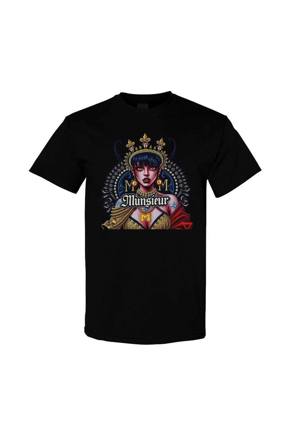 MUNSIEUR Unisex Tee Gildan Cotton T-Shirt "Halloween Queen"
