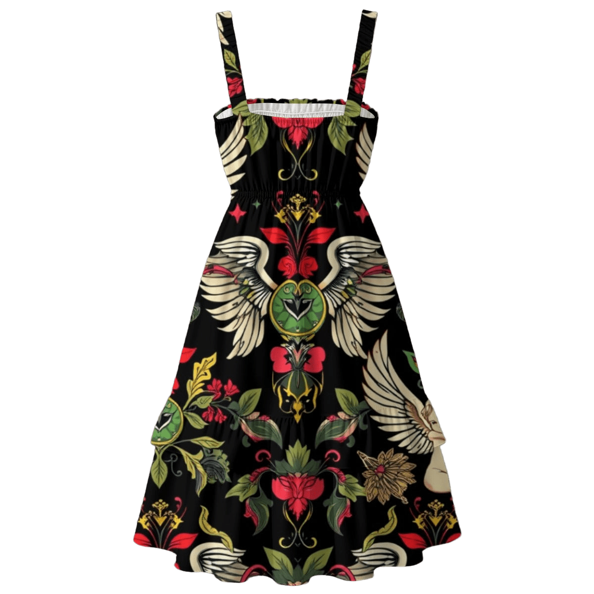 MUNSIEUR Women‘s Ruffle Hem Dress