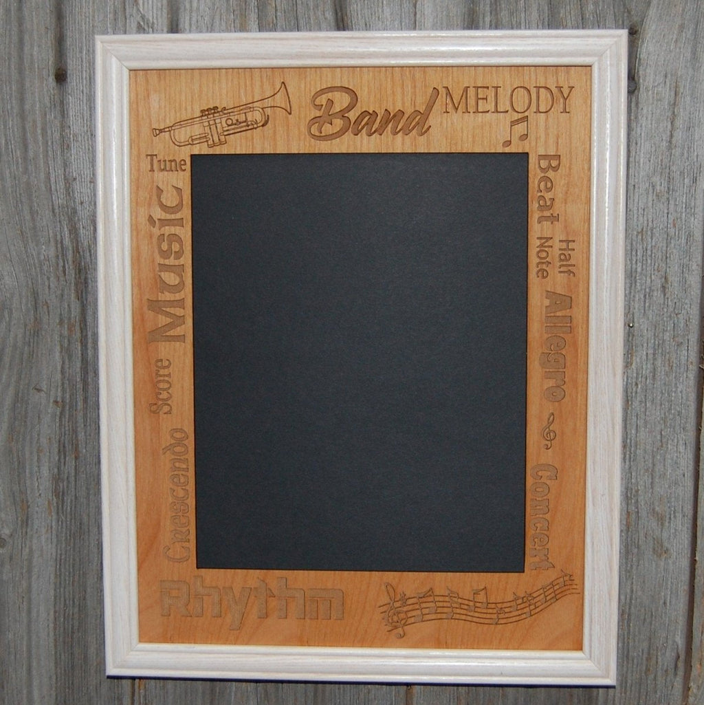 Music Picture Frame Alder Wood - 11x14 Frame Holds 8x10 Photo