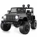 12V/24V Battery-Powered Jeep Ride-On Car with Music and Fashion Design for Kids
