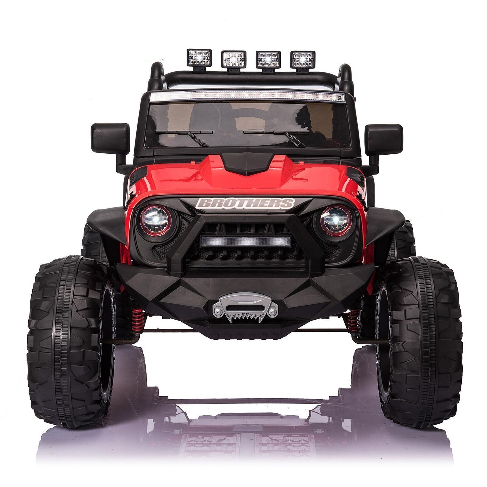 12V/24V Battery-Powered Jeep with High-Power Wheels and Music for Electric Kids Ride-On Fun