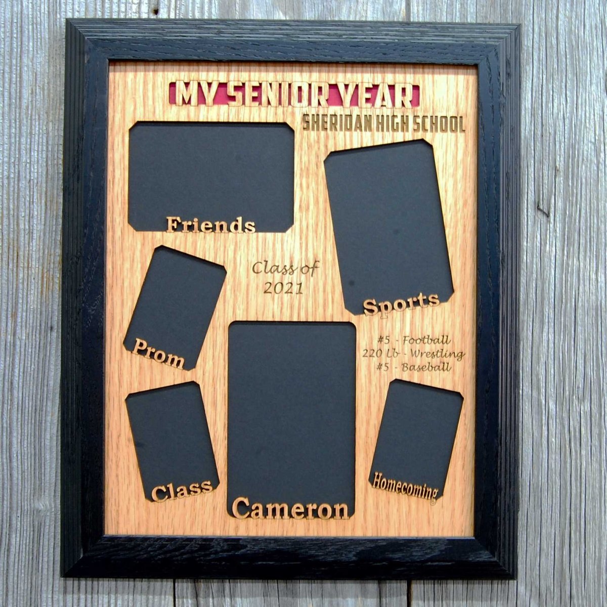 My Senior Year Picture Frame 11"x14"