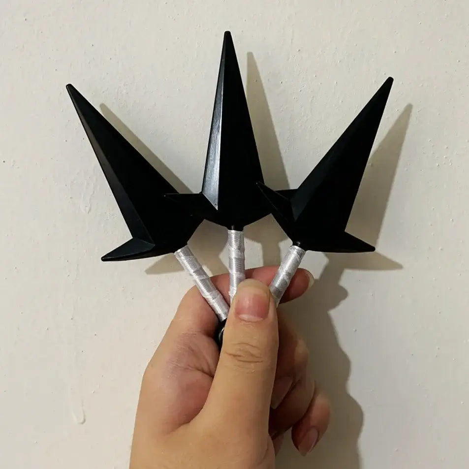 Naruto Kunai Cosplay Set – 3-Piece Ninja Weapon Set