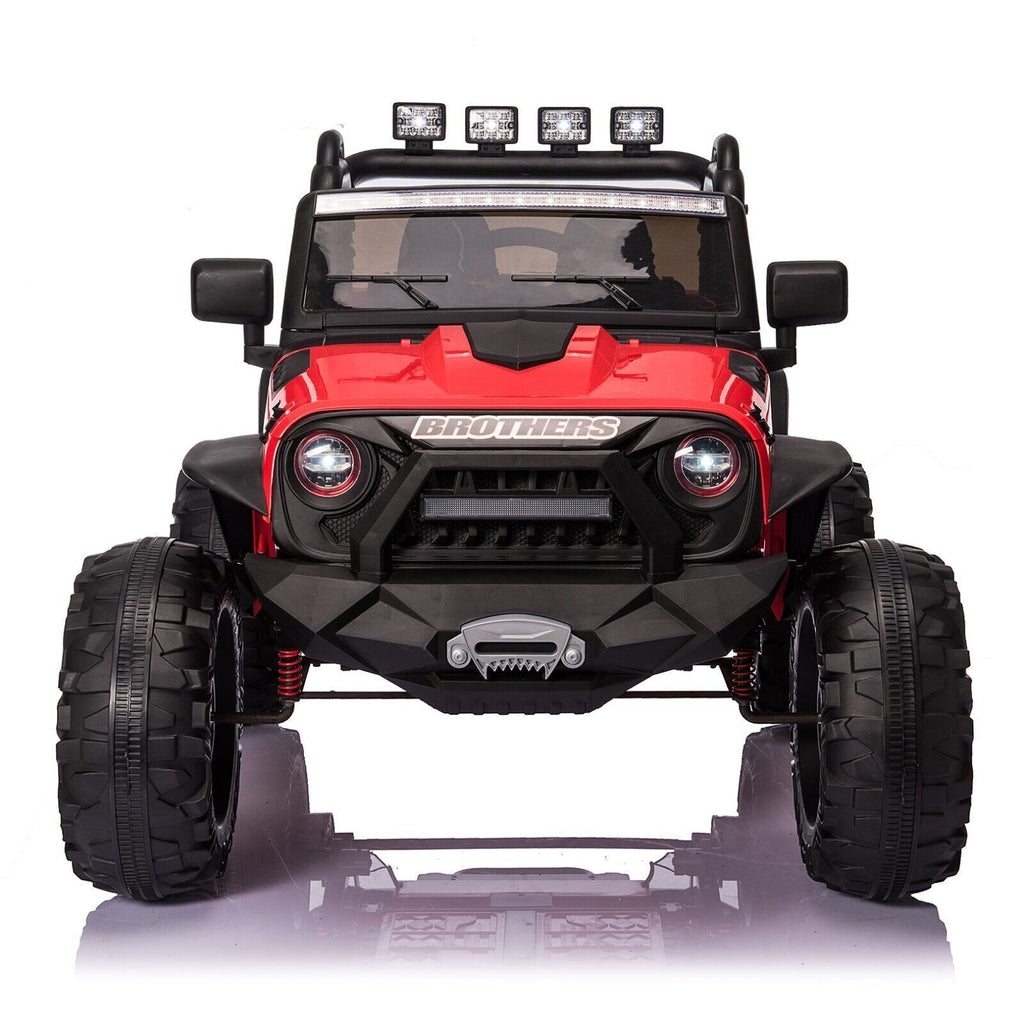 24V Electric Kids Ride On Jeep with Remote Control, USB, and Bluetooth Connectivity