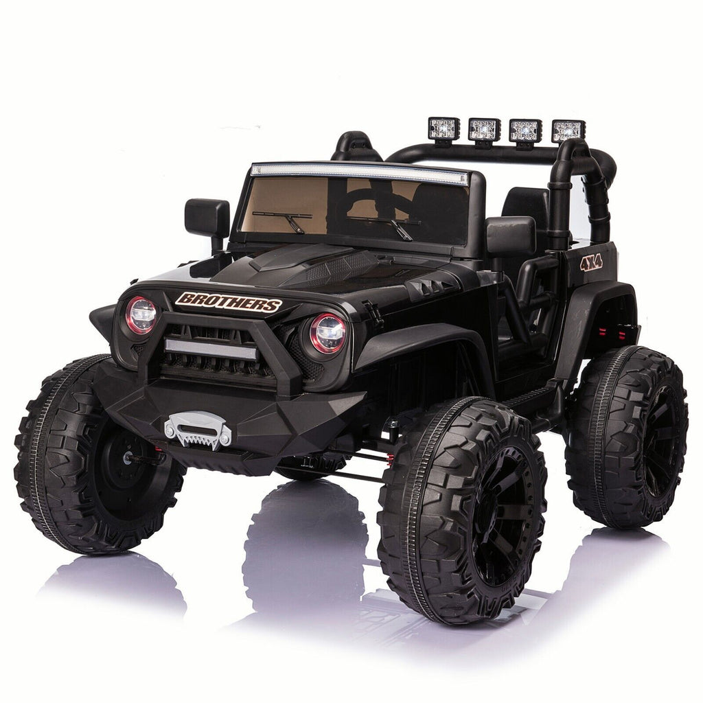 24V Electric Ride On Jeep Toy Car with USB, Bluetooth, and Remote Control for Kids