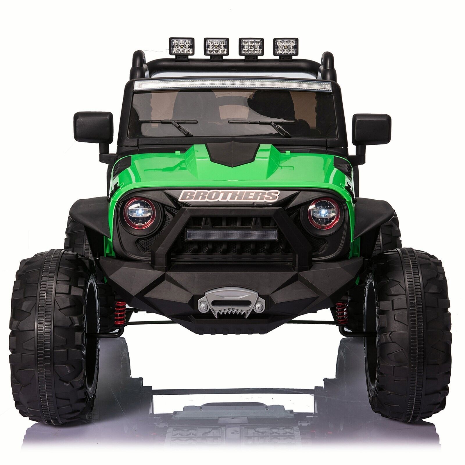 24V Electric Ride On Jeep Toy Car with USB, Bluetooth, and Remote Control for Kids