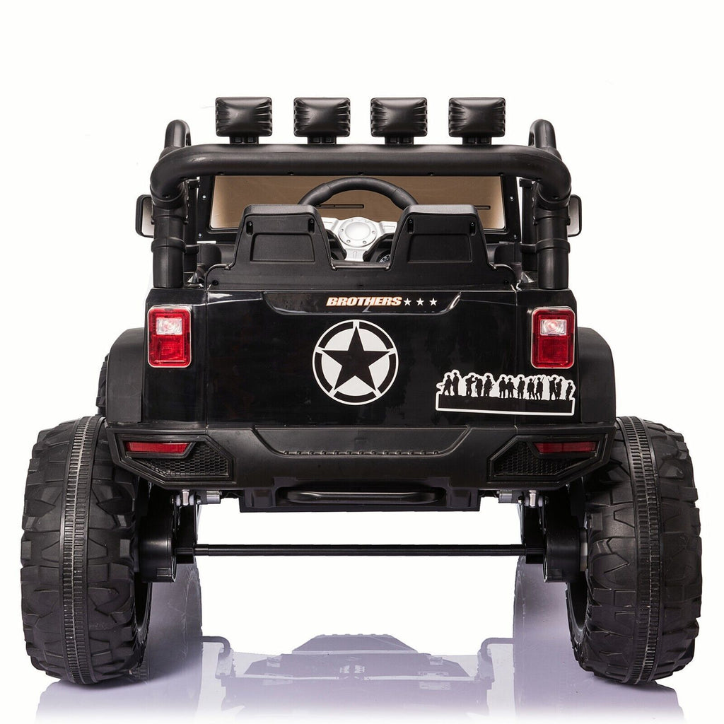 New 24V Electric Ride-On Jeep Toy Car with Remote Control and Bluetooth Connectivity for Kids