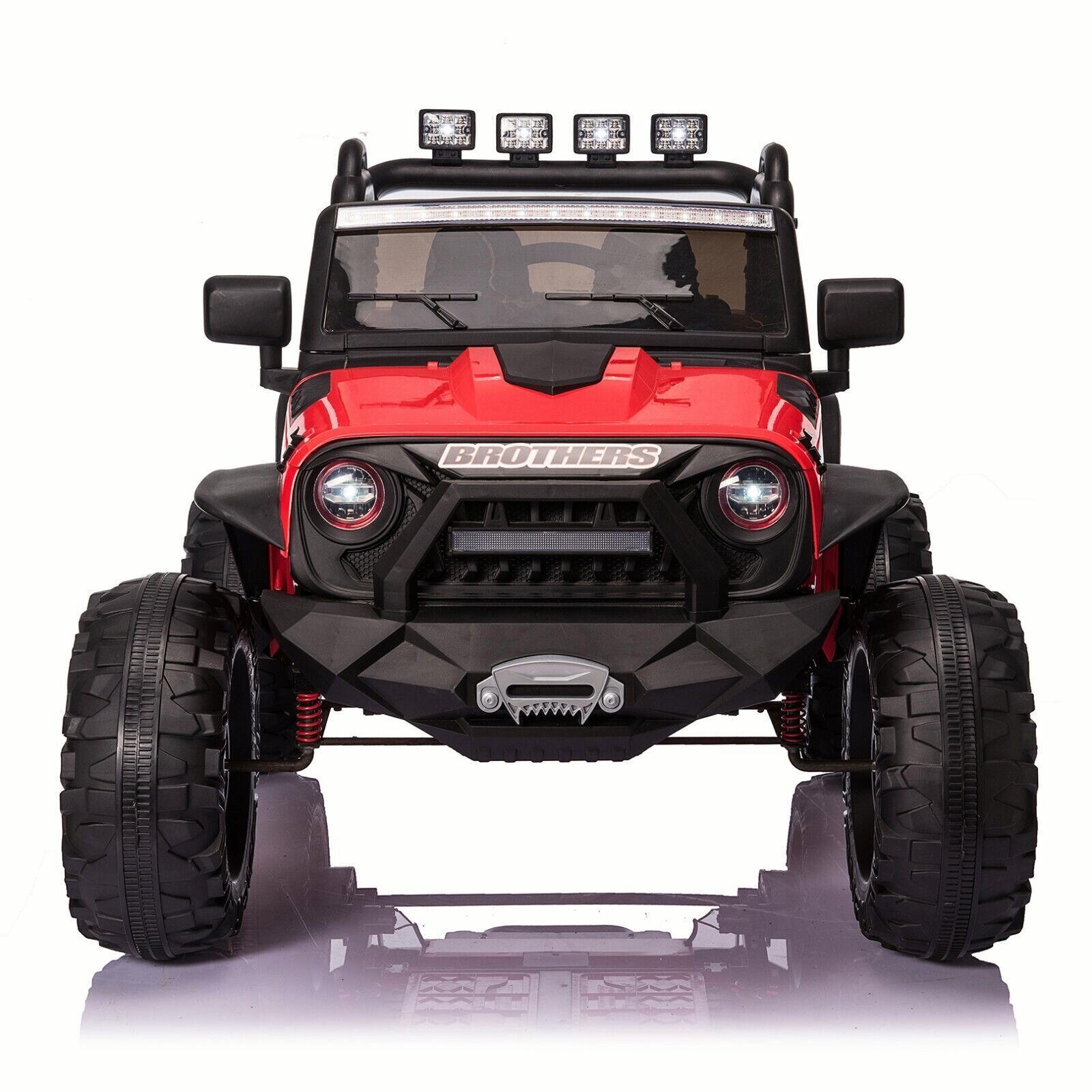 New 24V Electric Ride-On Jeep Toy Car with Remote Control and Bluetooth Connectivity for Kids