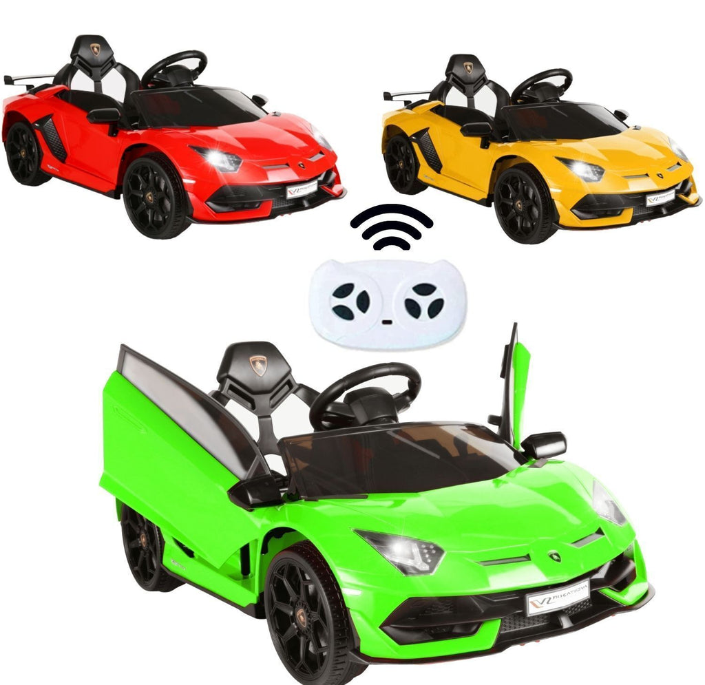 New Lamborghini 12V Kids Electric Ride On Car with Remote Control and MP3 Player