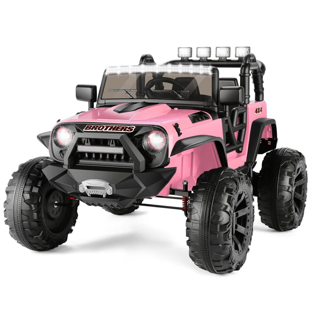 New Release: 2-Seater 24V Electric Truck for Kids with Bluetooth and 2x200W Motors