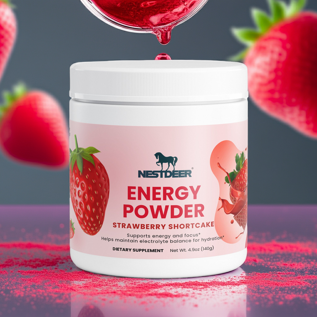 NESTDEER™ Energy Powder (Strawberry Shortcake)