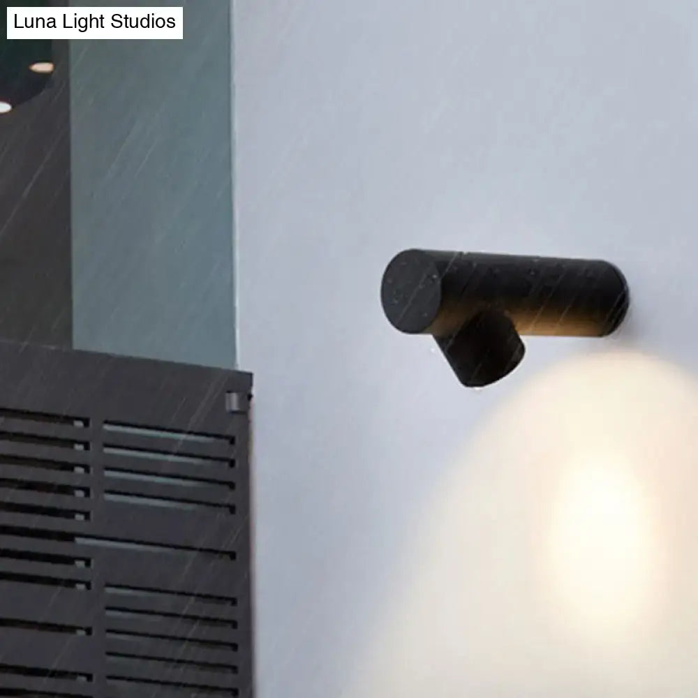Nordic black adjustable led wall lamp – bedroom spotlight