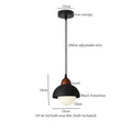 Nordic black travertine pendant light dining room warm led interior