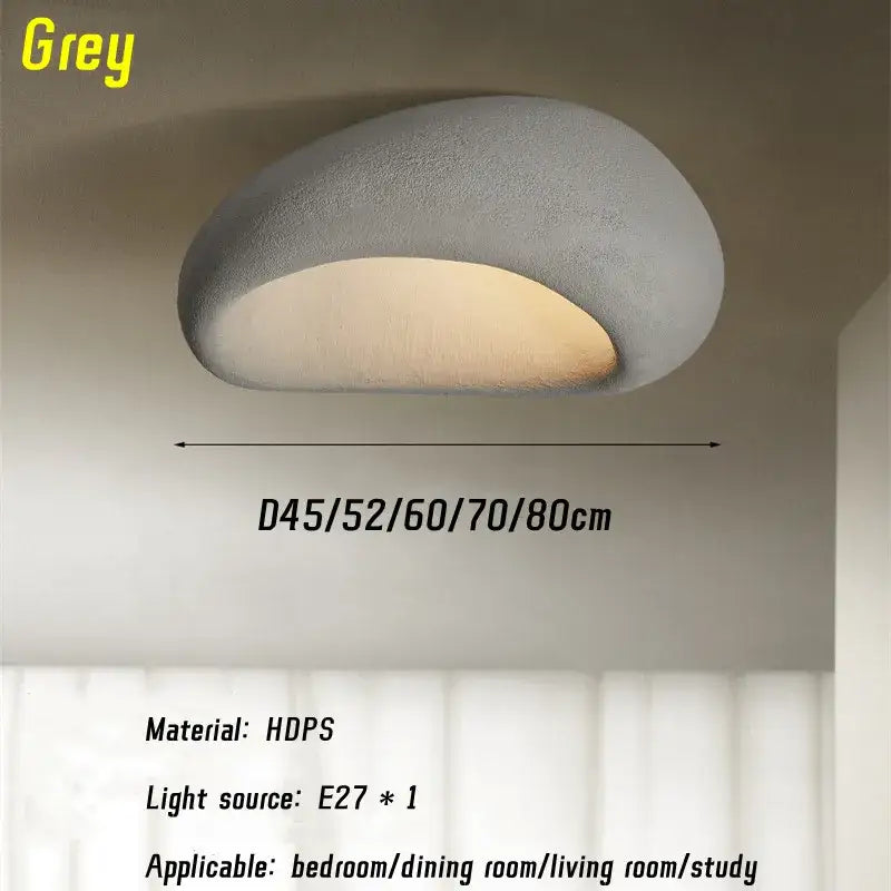 Nordic lime green fabric ceiling light for bedroom