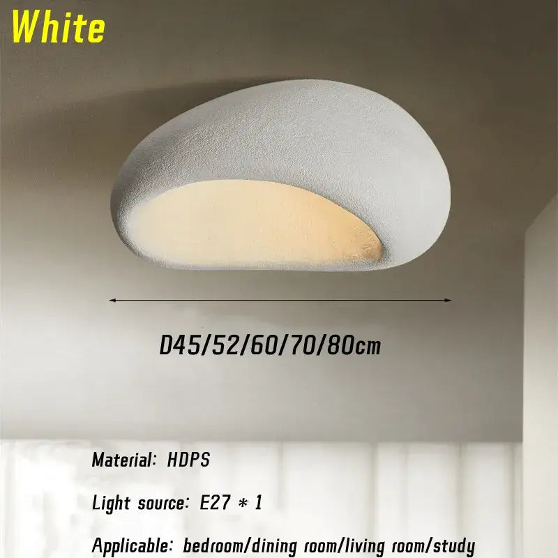 Nordic lime green fabric ceiling light for bedroom